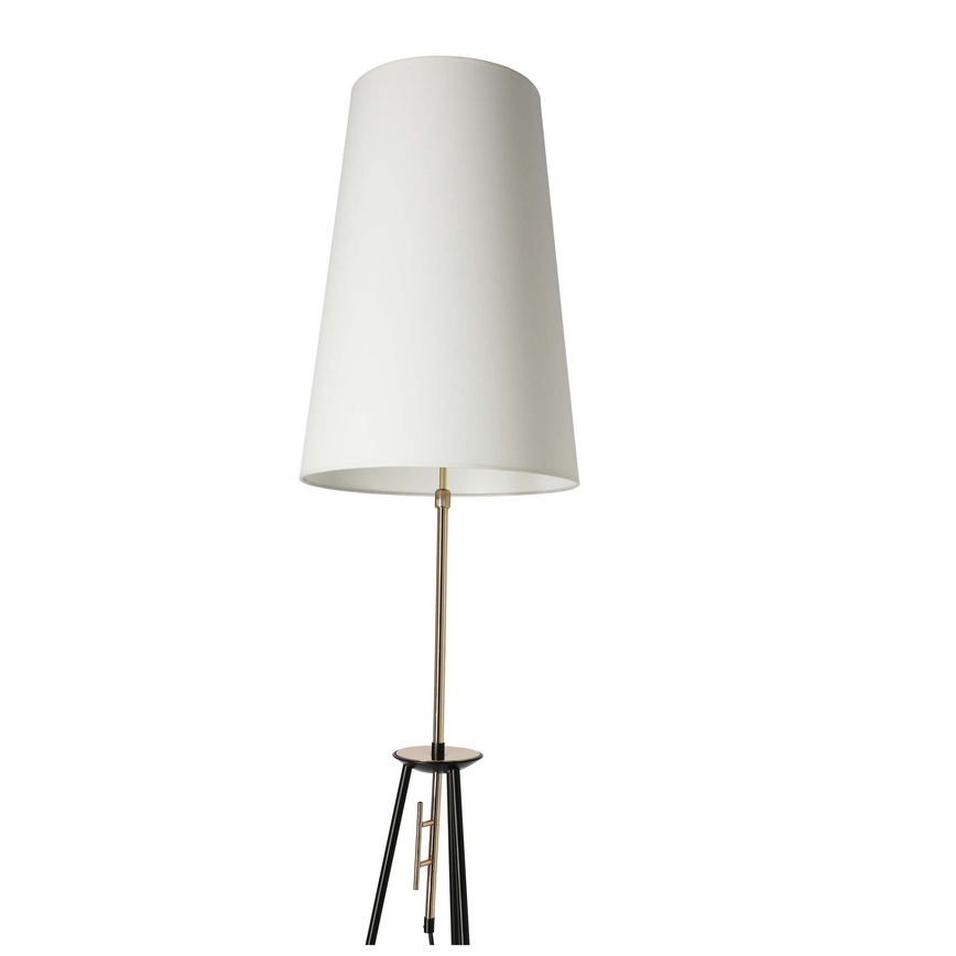 Lattiavalaisin TAFLO 1xE27/60W/230V valkoinen/musta/kulta