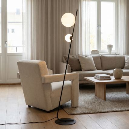 Lattiavalaisin TATU 2xG9/8W/230V musta