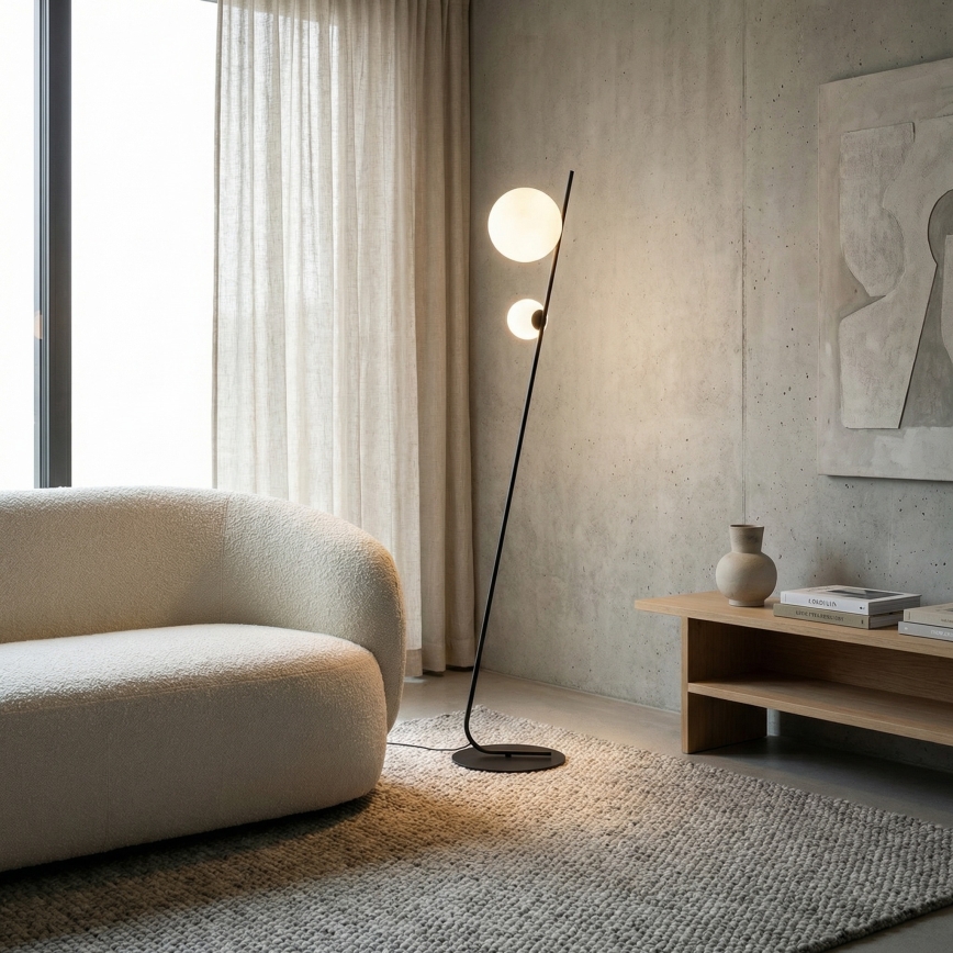 Lattiavalaisin TATU 2xG9/8W/230V musta