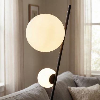 Lattiavalaisin TATU 2xG9/8W/230V musta