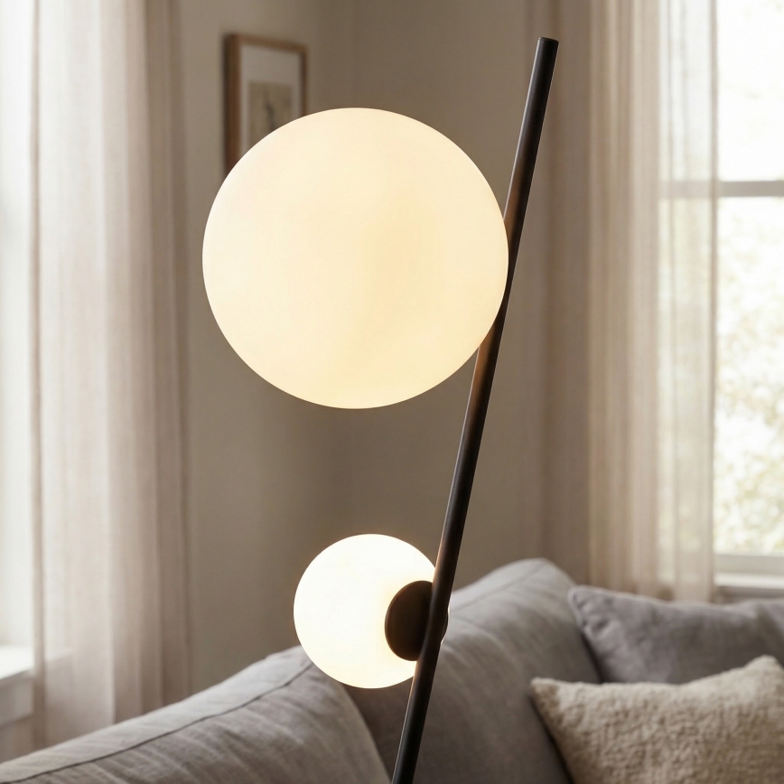 Lattiavalaisin TATU 2xG9/8W/230V musta