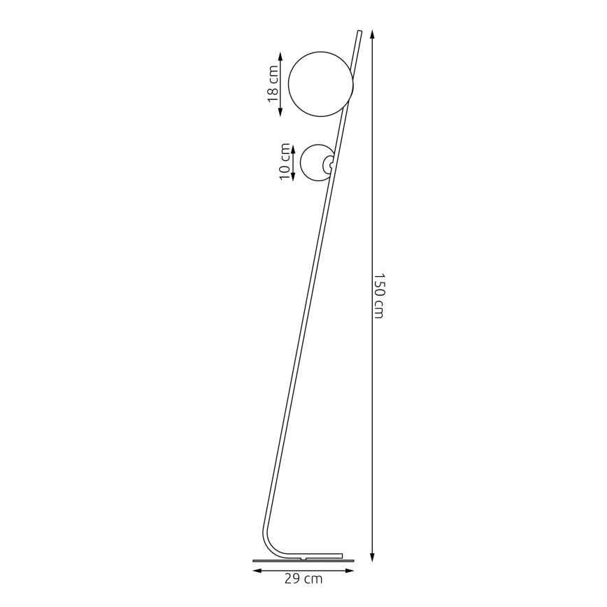 Lattiavalaisin TATU 2xG9/8W/230V valkoinen