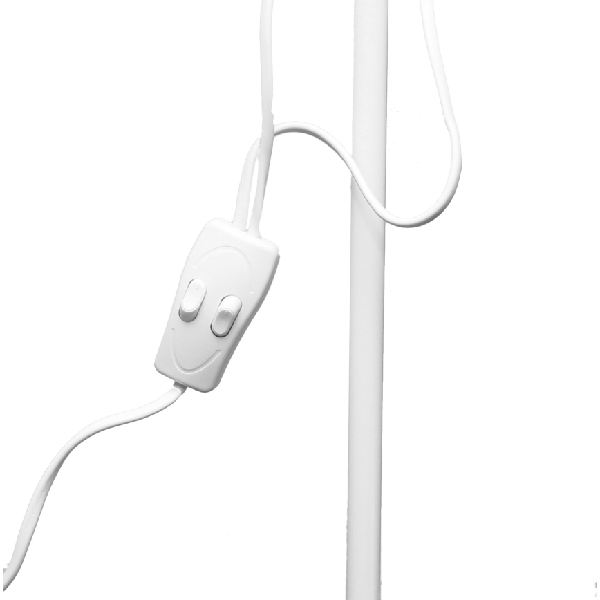 Lattiavalaisin WENDY 1xE27/100W/230V + 1xE14/40W valkoinen