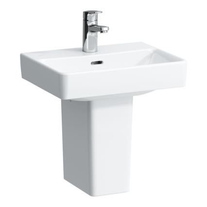 LAUFEN H8159610001041 - Taso- tai seinäkiinnitteinen pesuallas PRO 45x34 cm keramiikka/valkoinen