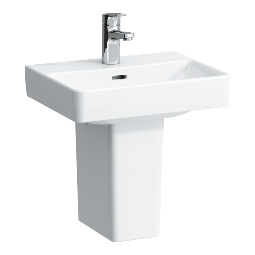 LAUFEN H8159610001041 - Taso- tai seinäkiinnitteinen pesuallas PRO 45x34 cm keramiikka/valkoinen