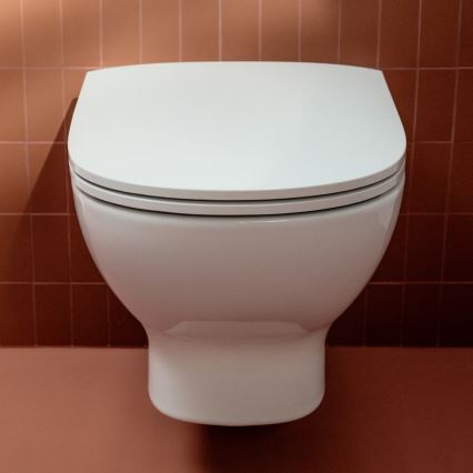 LAUFEN H8910830000001 - Pehmeästi sulkeutuva WC-istuimen kansi LUA duroplasti/valkoinen