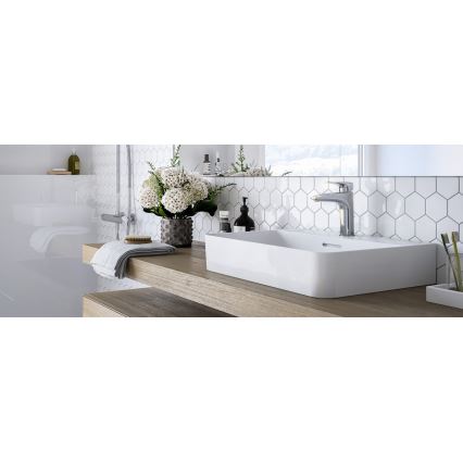 LAUFEN HF500701100000 - Pesuallashana + ylivuotoaukolla LAURIN 16,2 cm kiiltävä kromi