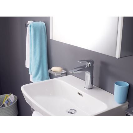 LAUFEN HF500701100000 - Pesuallashana + ylivuotoaukolla LAURIN 16,2 cm kiiltävä kromi