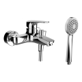 LAUFEN HF500760100600 - Kylpyammesarja sekoittajalla LAURIN, kiillotettu kromi