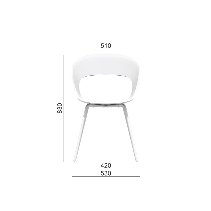 LD Seating - Toimistotuoli LOTUS ruskea/musta