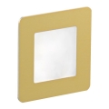LDST DI-01-SZ-BC9 - LED-porrasvalaisin DIANA 9xLED/1,2W/230V kulta 3500K