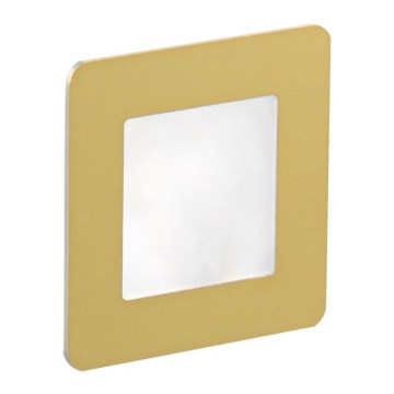 LDST DI-01-SZ-BC9 - LED-porrasvalaisin DIANA 9xLED/1,2W/230V kulta 3500K