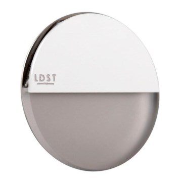 LDST RO-01-B-BZ4 - LED-portaikkovalo ROBIN 4xLED/1,2W/230V valkoinen 6500K