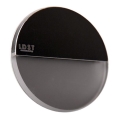 LDST RO-01-CB-BZ4 - LED-portaikkovalaisin ROBIN 4xLED / 1,2W / 230V kiiltävä musta 6500K