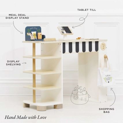 Le Toy Van - Markkinakoju kassakoneineen ja tarvikkeineen