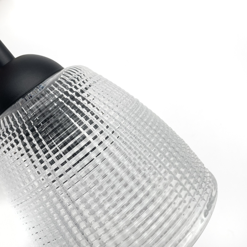 LEANDRA riippuvalaisin johdolla 3xE27/15W/230V tammi/musta