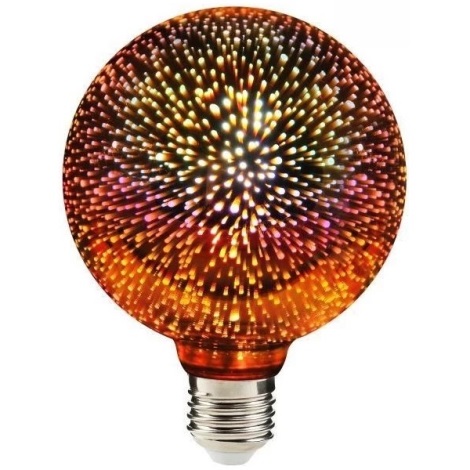 LED 3D Koristeellinen lamppu E27/2W/230V - Aigostar