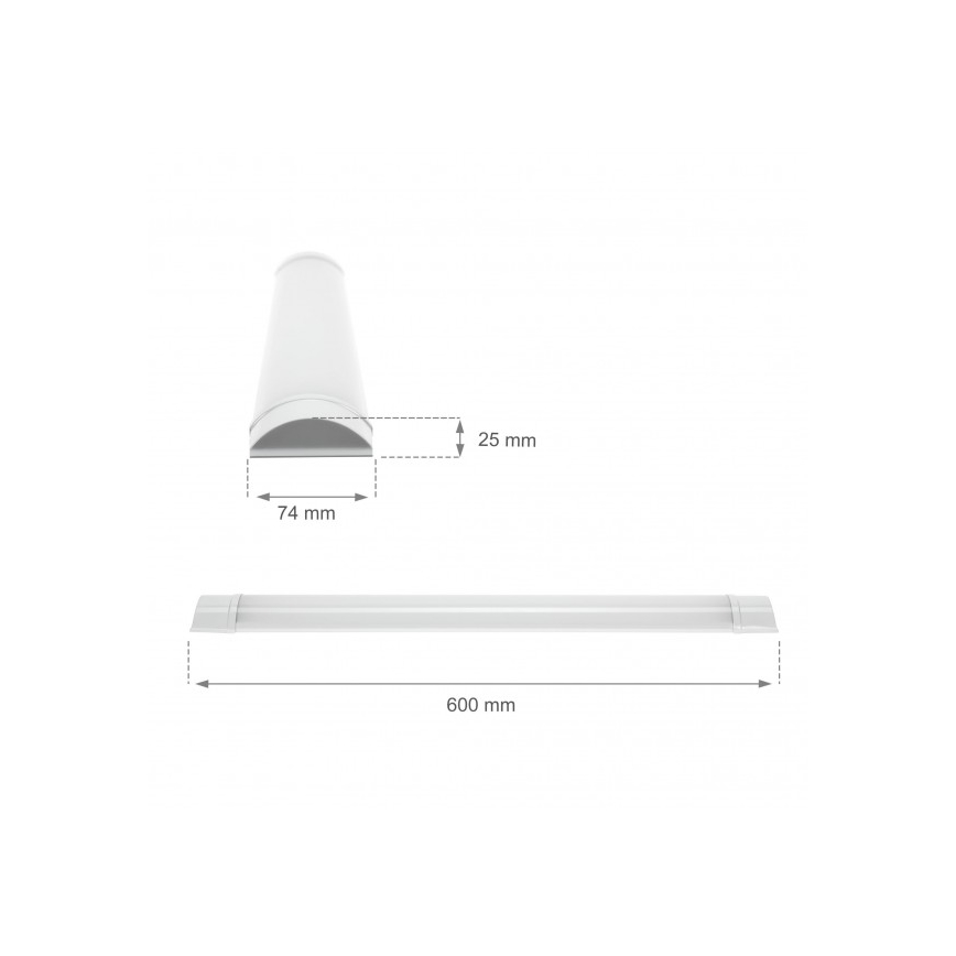 LED-alakaapin valaisin VIGA LED/14W/230V 6000K valkoinen