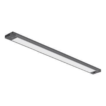 LED-alakaappivalaisin LED/18W/230V 2700/3000/4000/5000/5700K 60 cm musta