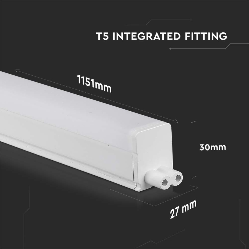 LED-alasvalaisin SAMSUNG CHIP LED/16W/230V 3000K 115 cm