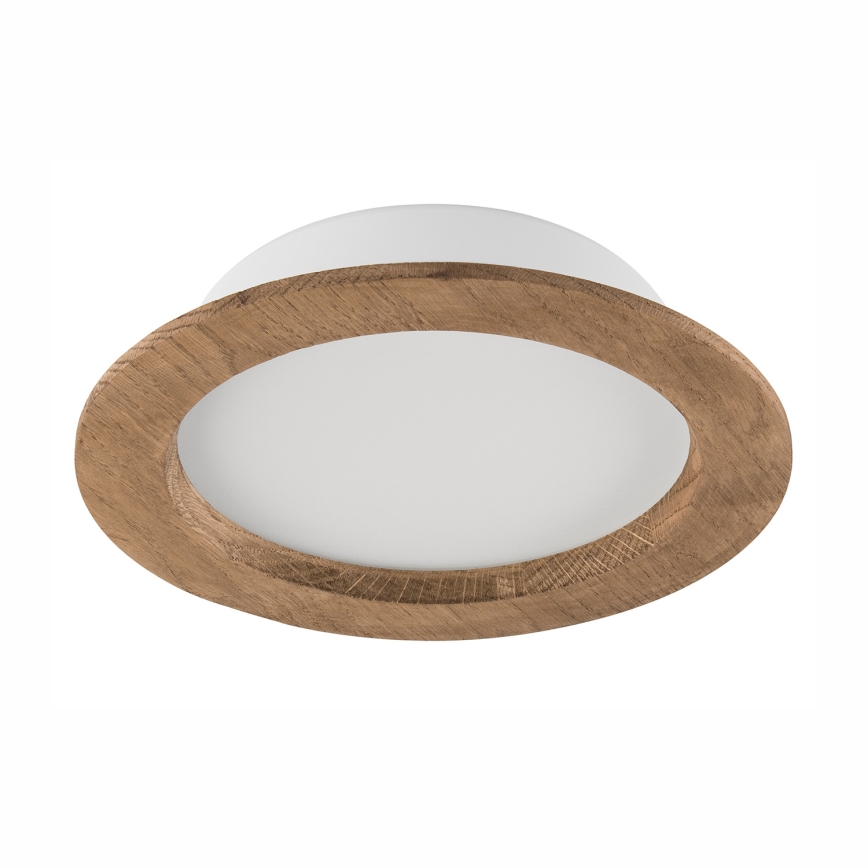 LED Kattovalaisin WOODY SPOT LED/16,5W/230V 4000K pähkinä Ø 18,5 cm