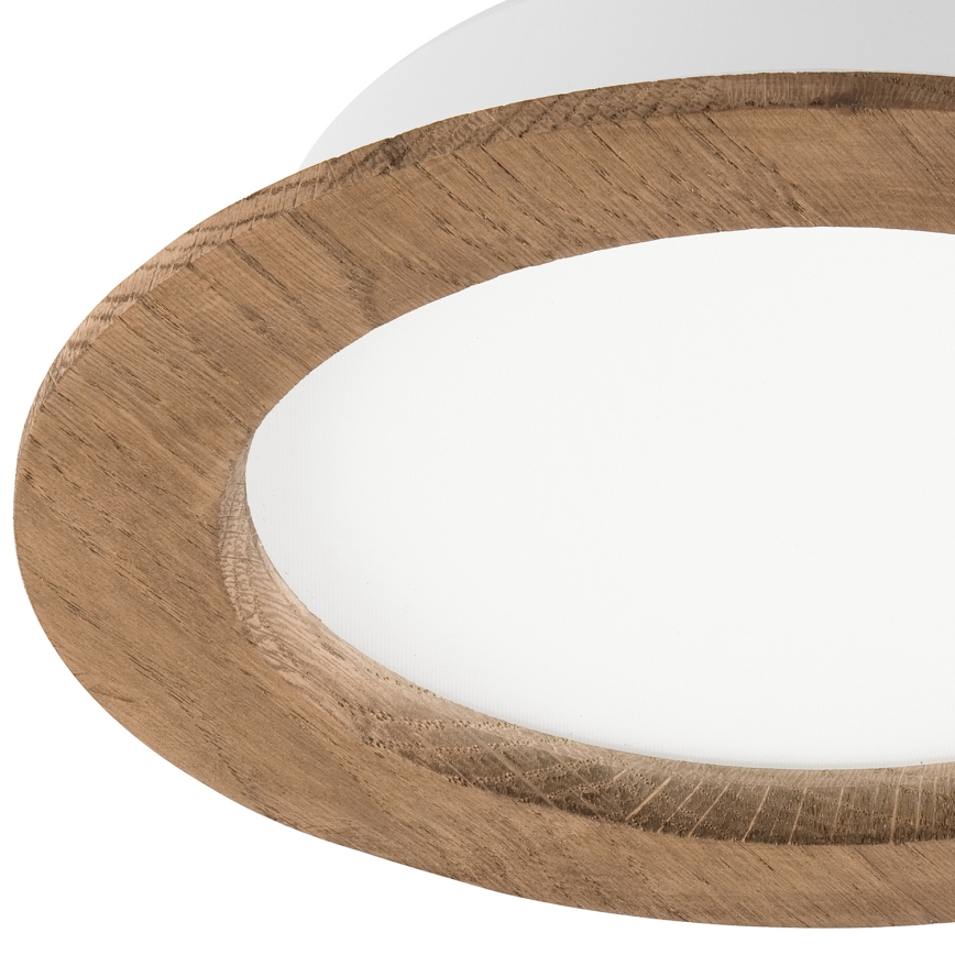 LED Kattovalaisin WOODY SPOT LED/16,5W/230V 4000K pähkinä Ø 18,5 cm