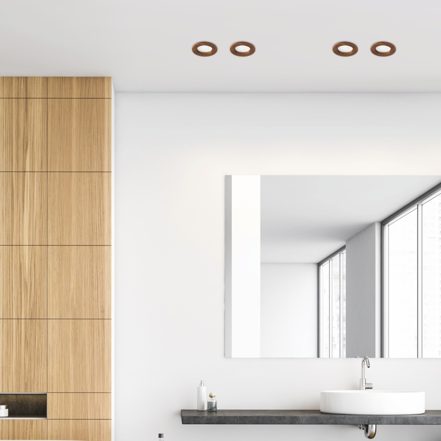 LED Kattovalaisin WOODY SPOT LED/5,5W/230V 4000K kirsikka ? 10 cm