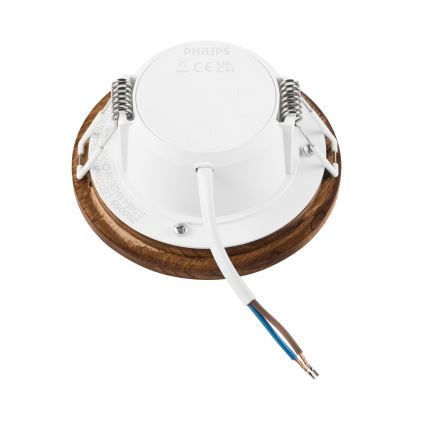 LED Kattovalaisin WOODY SPOT LED/5,5W/230V 4000K kirsikka ? 10 cm