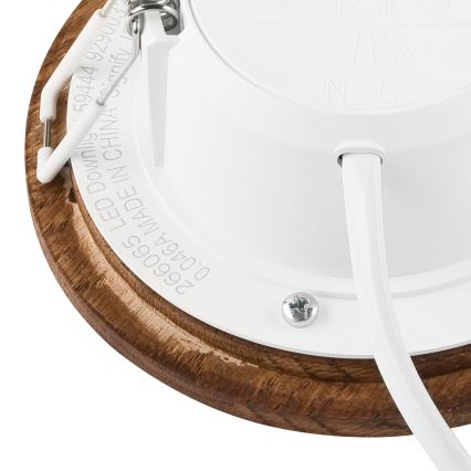 LED Kattovalaisin WOODY SPOT LED/5,5W/230V 4000K kirsikka ? 10 cm