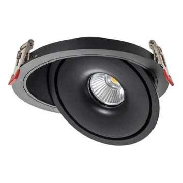 LED alasvalopistevalaisin LED/20W/230V 3000/4000/6400K halkaisija 16,5 cm musta