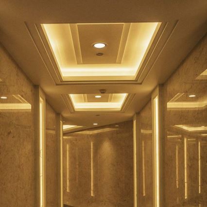 LED alasvalopistevalaisin LED/28W/230V 3000/4000/6400K halkaisija 20 cm valkoinen