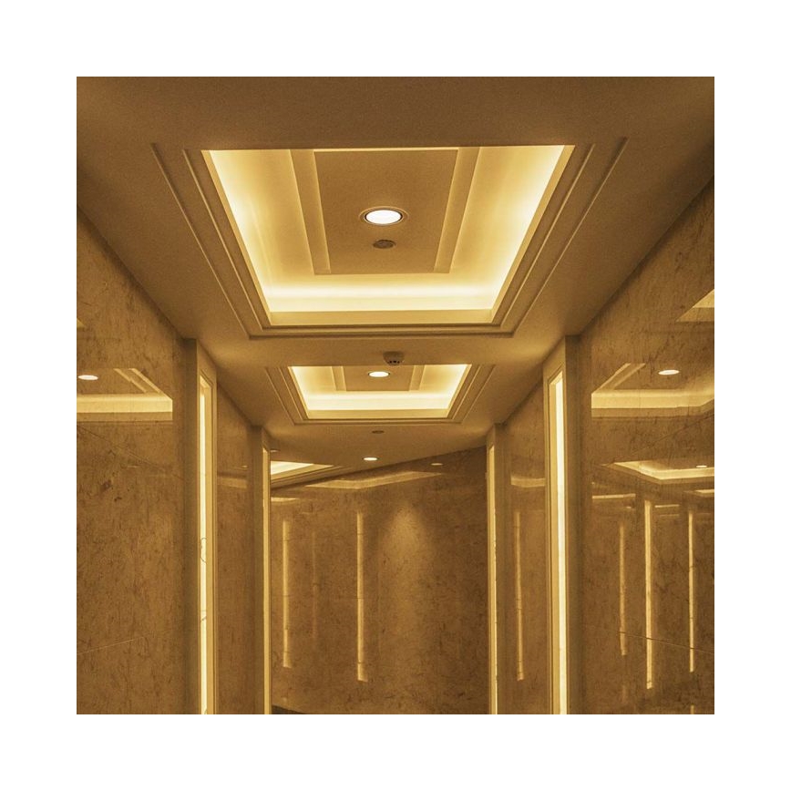 LED alasvalopistevalaisin LED/28W/230V 3000/4000/6400K halkaisija 20 cm valkoinen