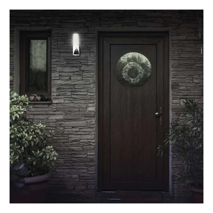 LED Älykäs ulkokamera valolla GoSmart LED/12W/230V IP65 Wi-Fi Tuya valkoinen