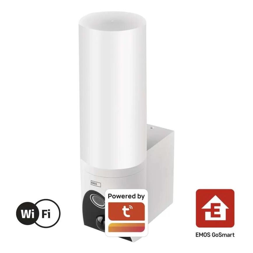 LED Älykäs ulkokamera valolla GoSmart LED/12W/230V IP65 Wi-Fi Tuya valkoinen