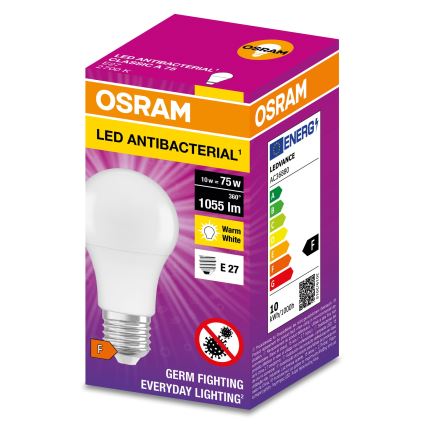 LED Antibakteerinen polttimo A75 E27/10W/230V 2700K - Osram