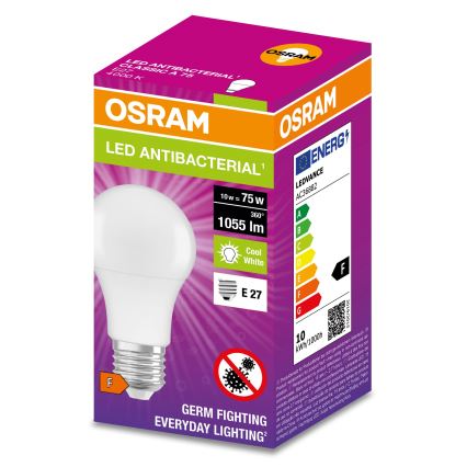 LED Antibakteerinen polttimo A75 E27/10W/230V 4000K - Osram