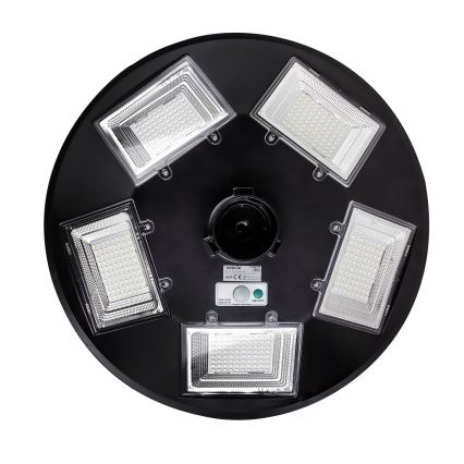 LED Himmennettävä aurinkokäyttöinen katuvalaisin anturilla LED/22W/6V 18000 mAh 6500K IP65 musta + kaukosäädin