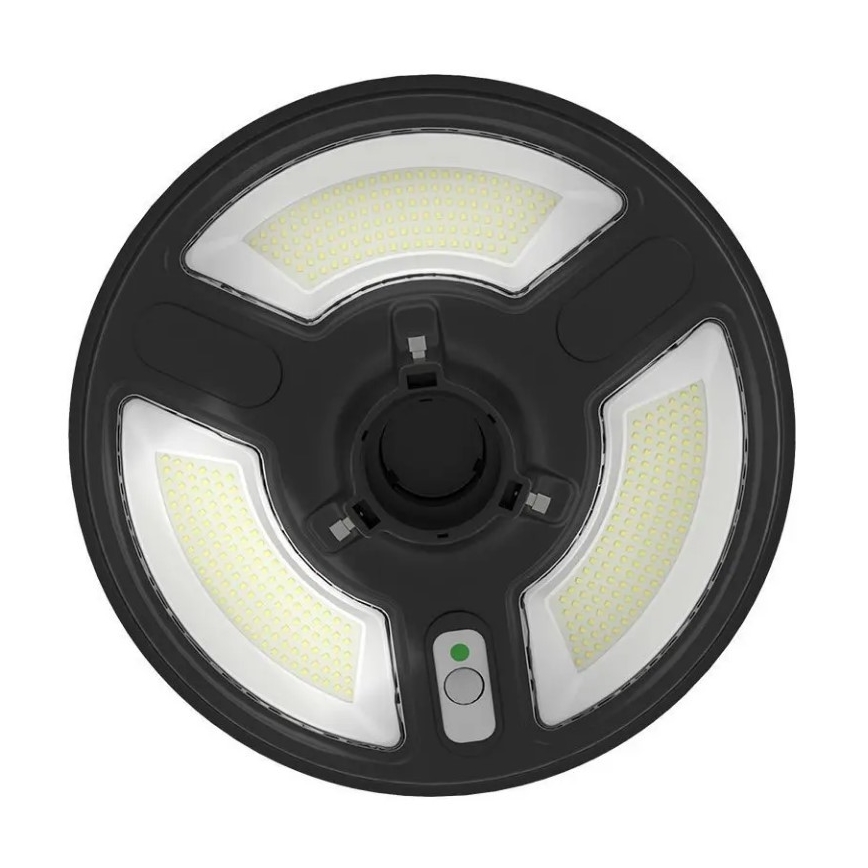 LED aurinkokatuvalo anturilla LED/10W/3,2V 6500K IP65 25000 mAh + kaukosäädin