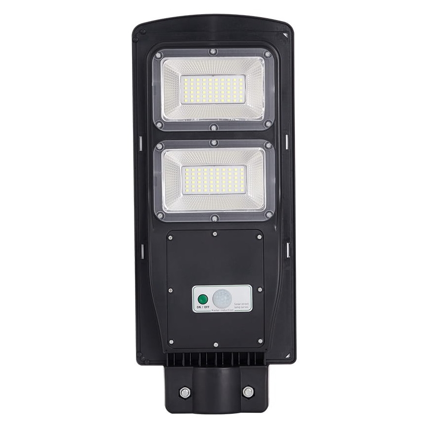 LED aurinkokatuvalo anturilla STREET 2xLED/6W/3,2V 12000 mAh IP65 + kaukosäädin