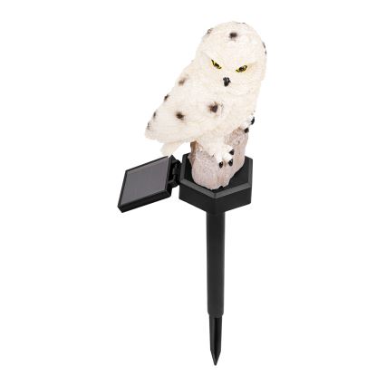 LED-aurinkokoristevalaisin anturilla 6x LED/1,2 V 3000 K 40 cm 600 mAh IP44 pöllö