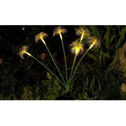 LED-aurinkokäyttöinen koristevalaisin anturilla 6xLED/1,2V 3000K 77 cm 600 mAh IP44