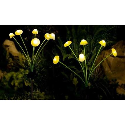 LED-aurinkokäyttöinen koristevalaisin tunnistimella 6xLED/1,2V 3000K 72 cm 600 mAh IP44