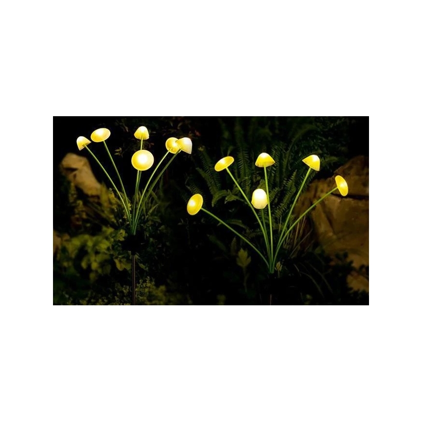 LED-aurinkokäyttöinen koristevalaisin tunnistimella 6xLED/1,2V 3000K 72 cm 600 mAh IP44