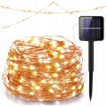 LED-aurinkokäyttöinen koristevalosarja 100xLED/1,2V 800 mAh 7 m IP44 musta