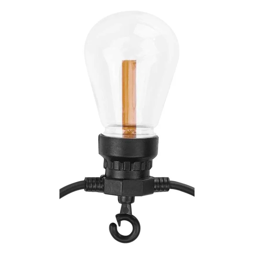 LED-aurinkokäyttöinen koristevalosarja 10xLED/0,6W/1,2V 4,5m IP44 800 mAh