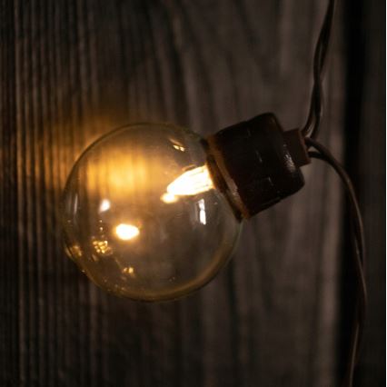 LED-aurinkokäyttöinen koristevalosarja 30xLED/8 toimintoa 500 mAh 10,6 m IP67 lämmin valkoinen