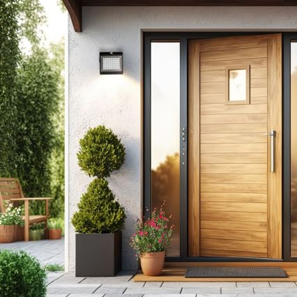 LED aurinkokennovalo liiketunnistimella ja hämäräkytkimellä LED/3,2W/2000 mAh 3,7V IP65