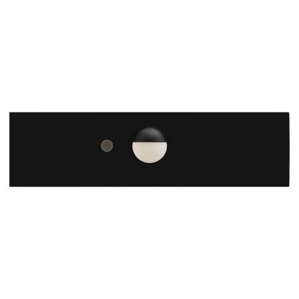 LED aurinkokennovalo liiketunnistimella LED/3,7V 1200mAh 4000K IP65 musta