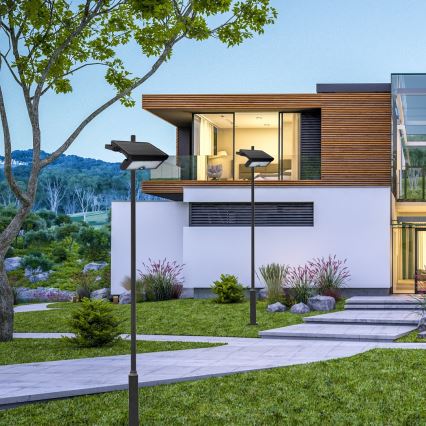 LED aurinkokennovalo liiketunnistimella ja hämäräkytkimellä EPAD LED/10W/3000 mAh 7,4V 4000K IP65