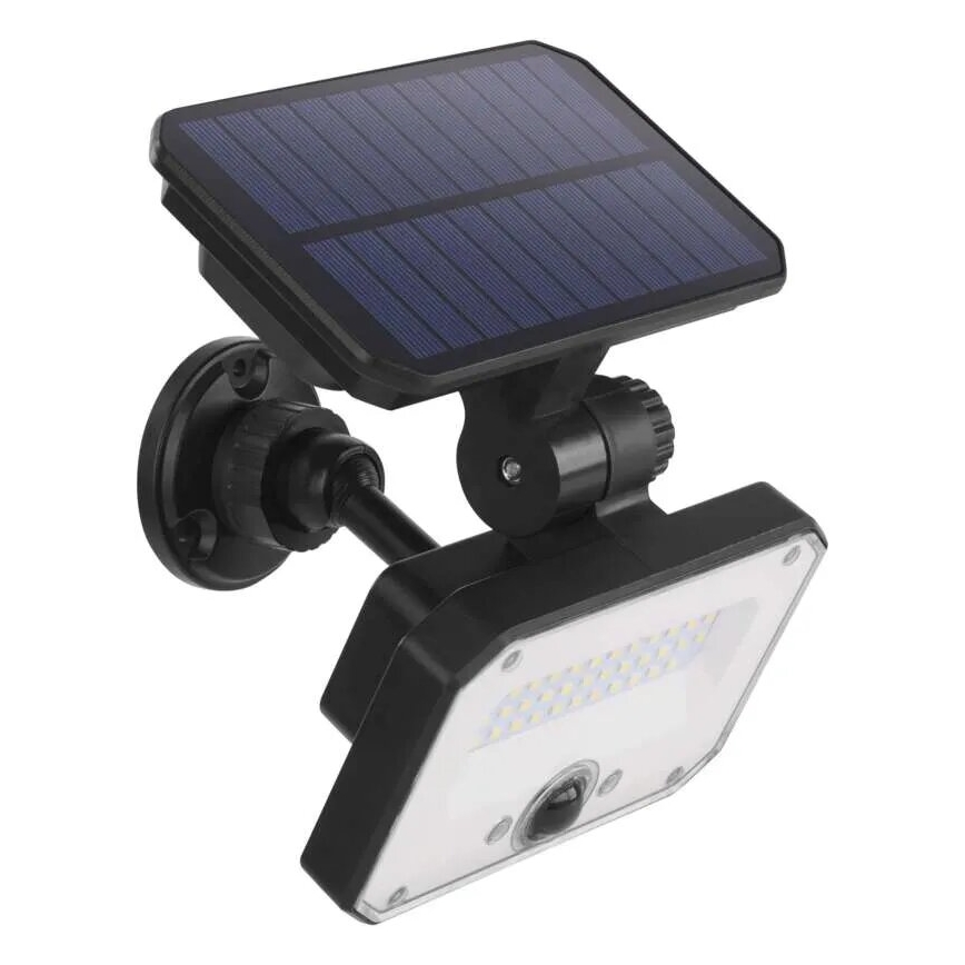 LED aurinkokennovalo liiketunnistimella SPILO LED/3,7V 3600mAh 3000K IP54 + kaukosäädin